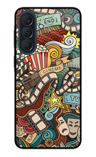 Cinema Abstract Samsung A57 5G Metal Case Back Cover by Casekaro