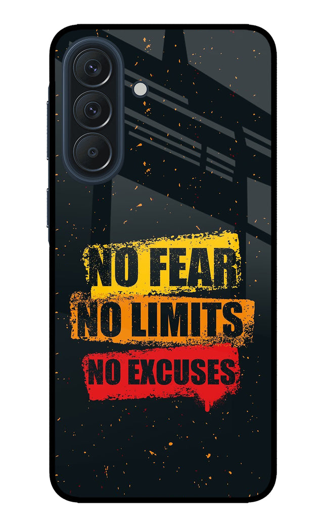 No Fear No Limits No Excuse Samsung A57 5G Metal Case Back Cover by Casekaro