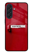 Do Shit You Love Samsung A57 5G Metal Case Back Cover by Casekaro