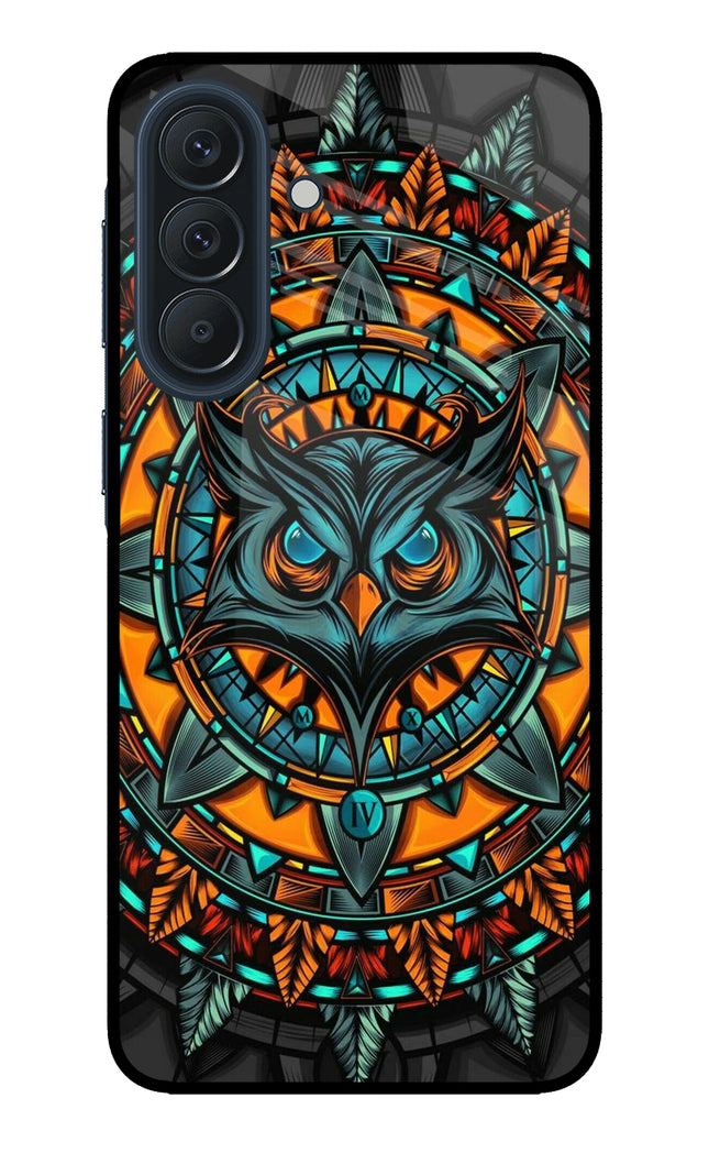 Angry Owl Art Samsung A57 5G Metal Case Back Cover by Casekaro