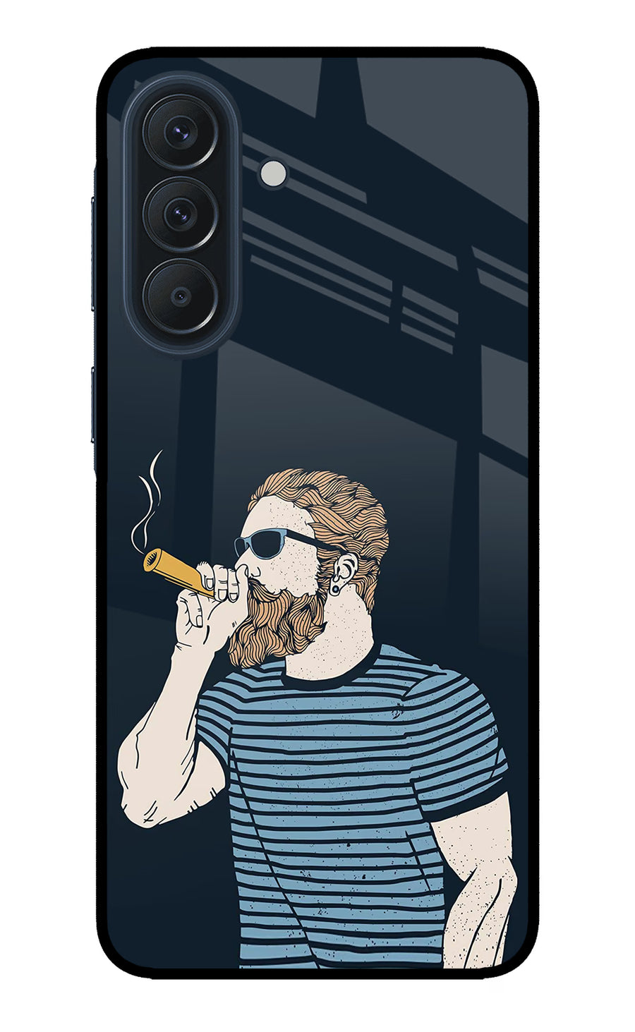 Smoking Samsung A57 5G Back Cover, Metal case
