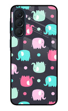 Elephants Samsung A57 5G Metal Case Back Cover by Casekaro