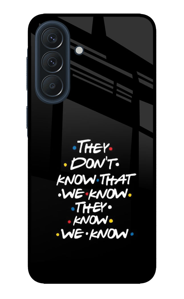 FRIENDS Dialogue Samsung A57 5G Metal Case Back Cover by Casekaro