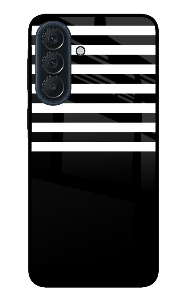 Black and White Print Samsung A57 5G Metal Case Back Cover by Casekaro