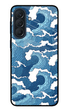 Blue Waves Samsung A57 5G Metal Case Back Cover by Casekaro