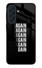 Again Again Gain Samsung A57 5G Metal Case Back Cover by Casekaro