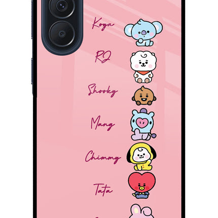 BTS names Samsung A57 5G Metal Case Back Cover by Casekaro