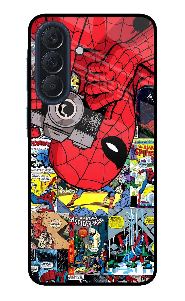 Spider Man Samsung A57 5G Metal Case Back Cover by Casekaro