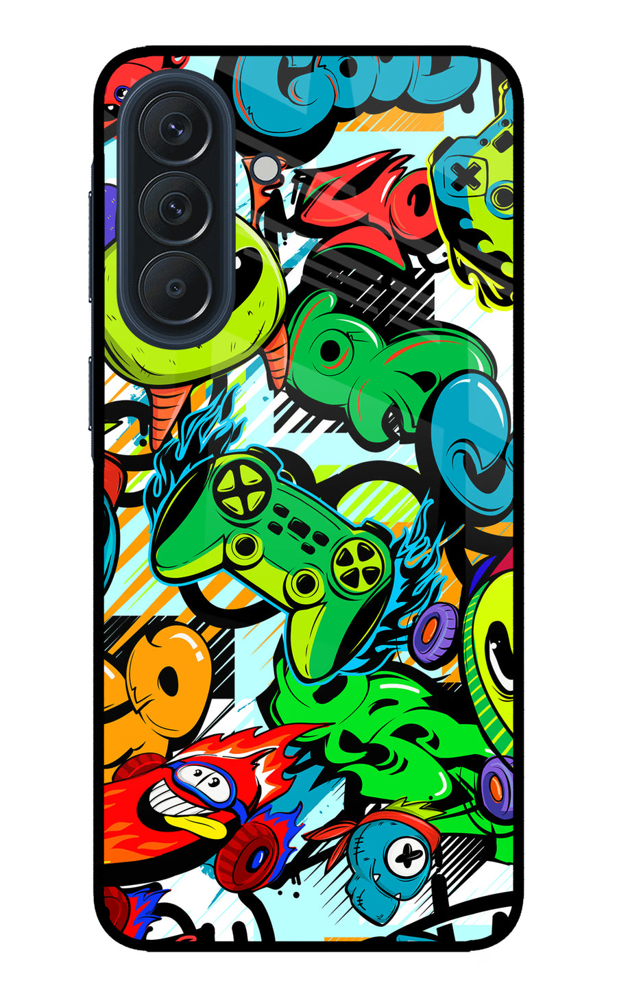 Game Doodle Samsung A57 5G Back Cover, Metal case