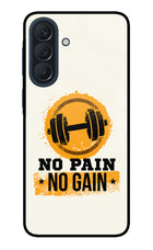 No Pain No Gain Samsung A57 5G Metal Case Back Cover by Casekaro