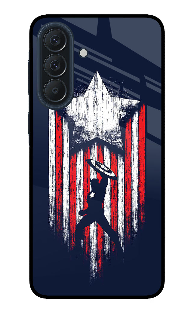 Captain America Marvel Art Samsung A57 5G Metal Case Back Cover by Casekaro