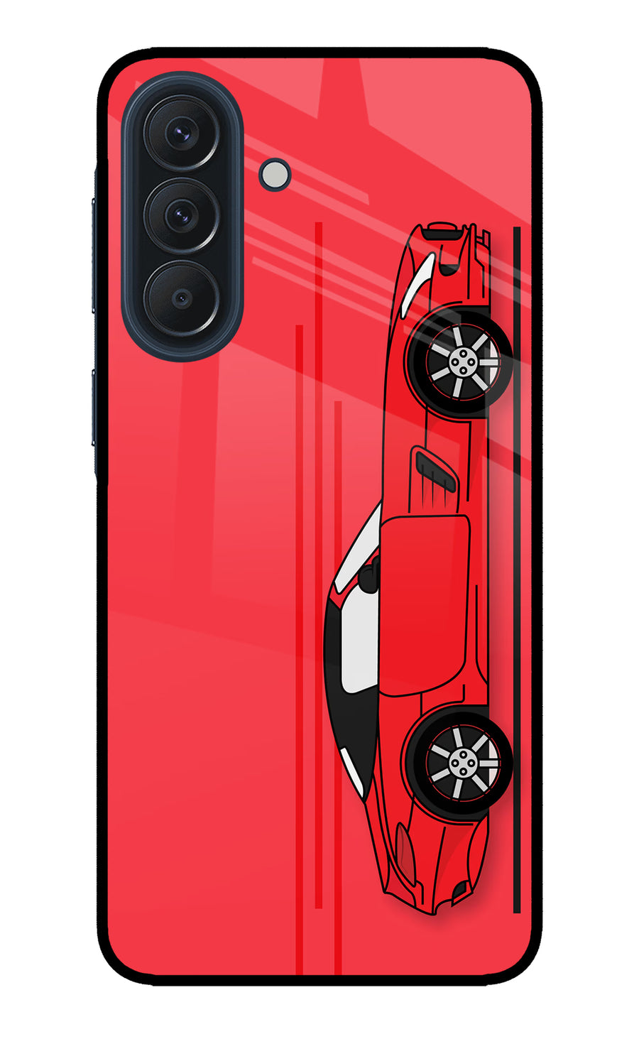 Red Velocity Samsung A57 5G Back Cover, Metal case