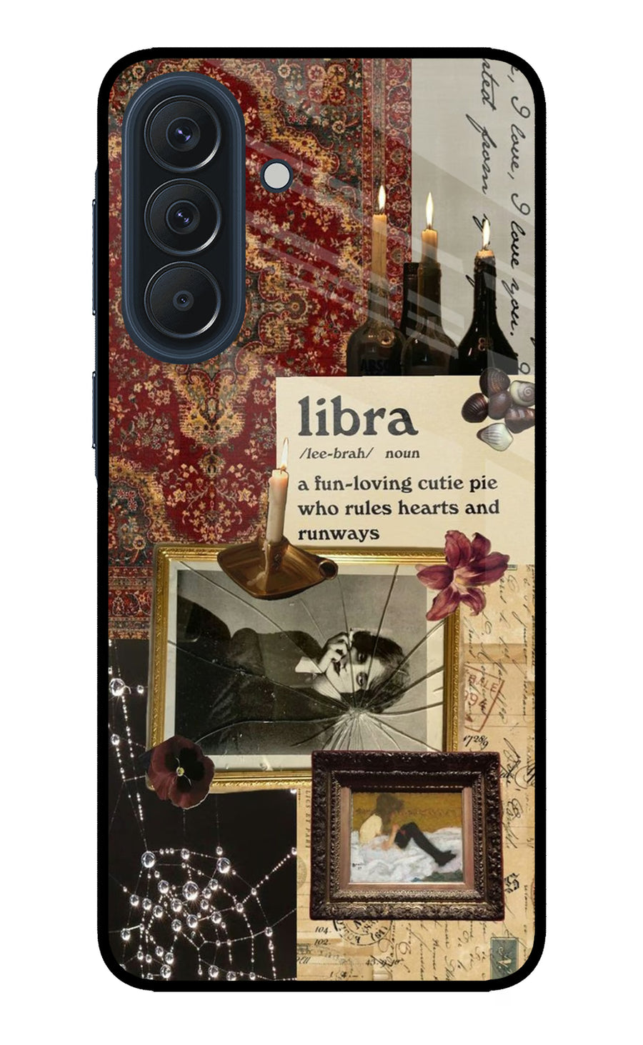 Libra Zodiac Samsung A57 5G Back Cover, Metal case