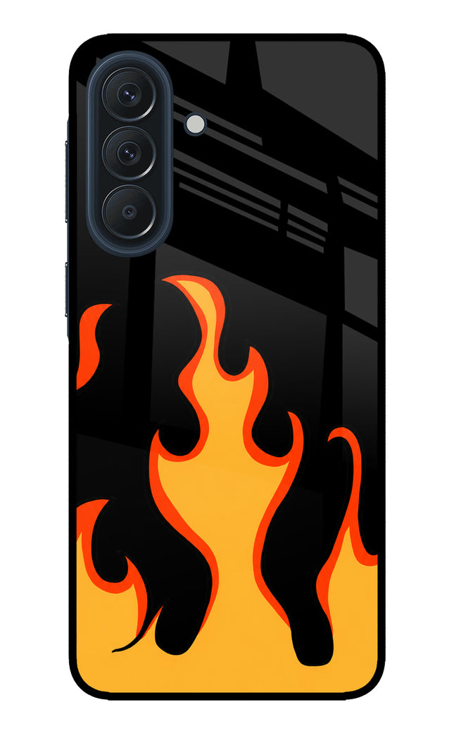 Fired Up – Black Samsung A57 5G Metal Case Back Cover by Casekaro