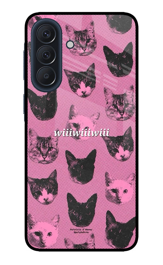 Pink Cats Samsung A57 5G Metal Case Back Cover by Casekaro