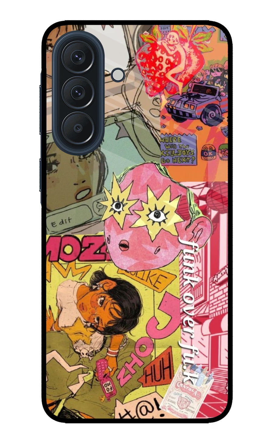Funkover Samsung A57 5G Back Cover, Metal case