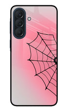 Pink Web Samsung A57 5G Metal Case Back Cover by Casekaro