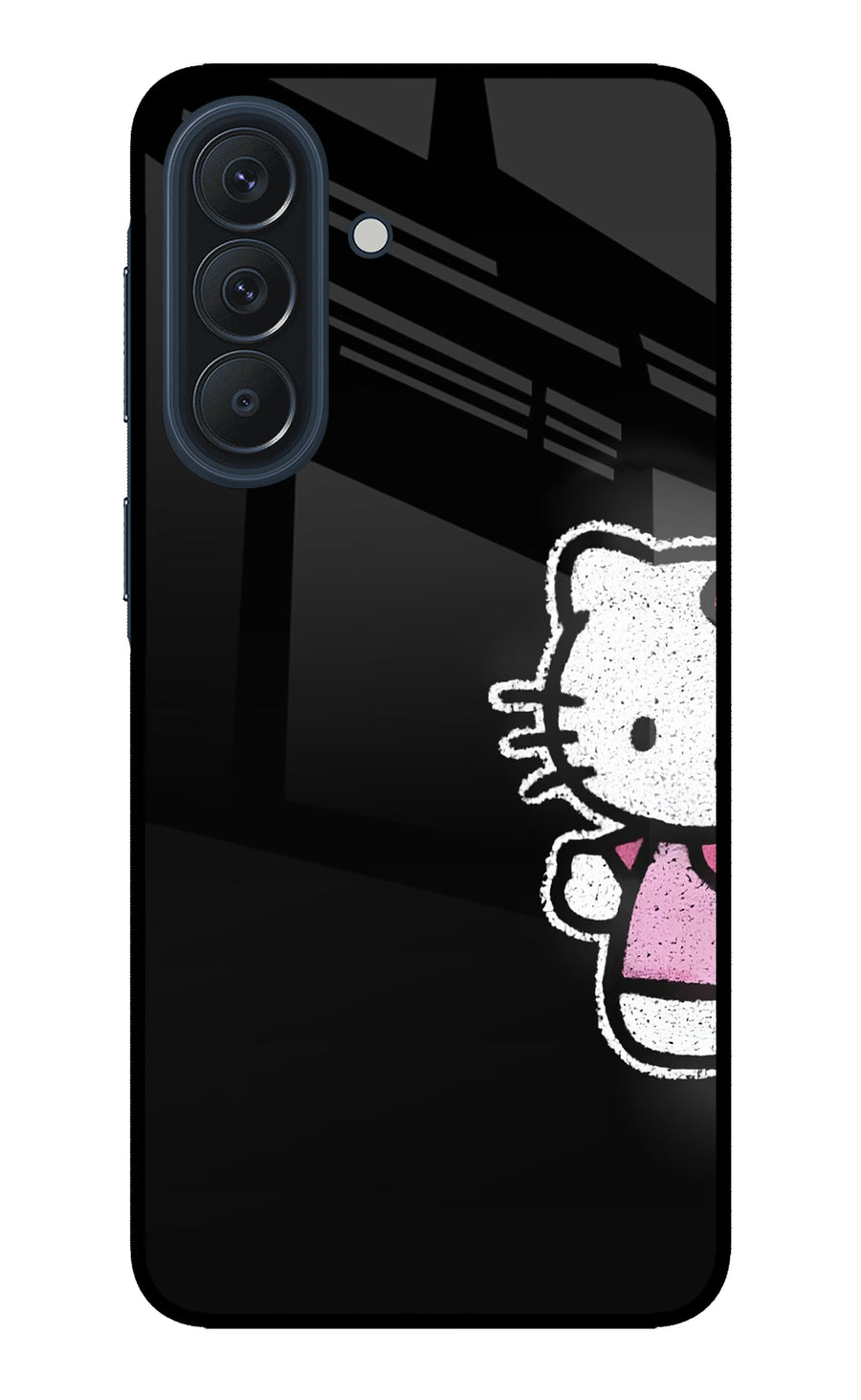Kitty Charm Samsung A57 5G Back Cover, Metal case