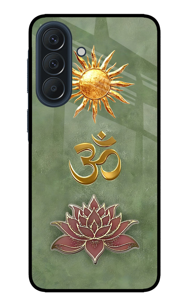 Om & Lotus Samsung A57 5G Metal Case Back Cover by Casekaro