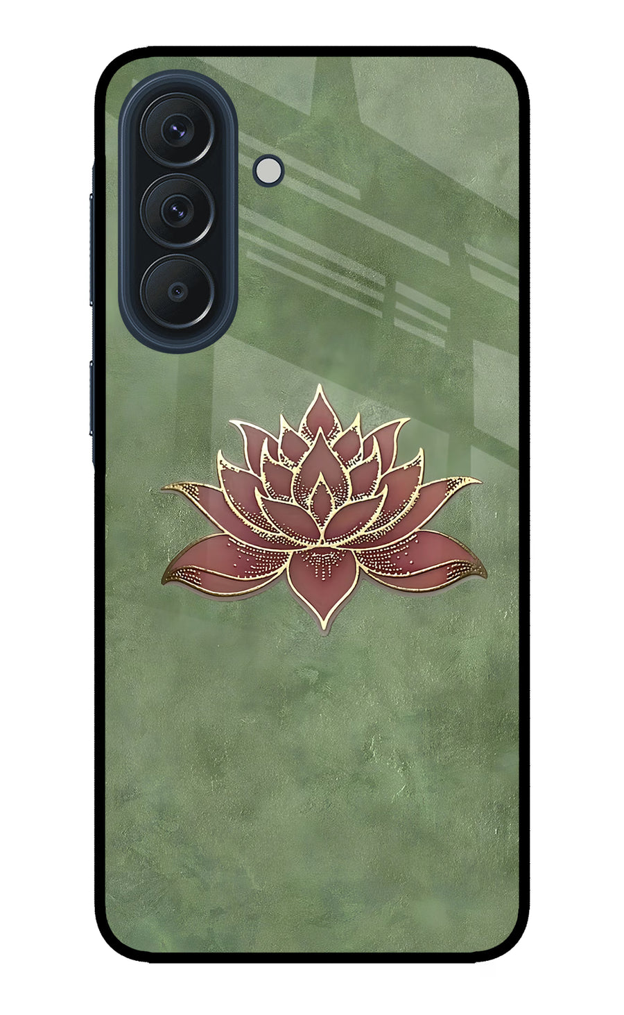 Lotus Grace Samsung A57 5G Back Cover, Metal case