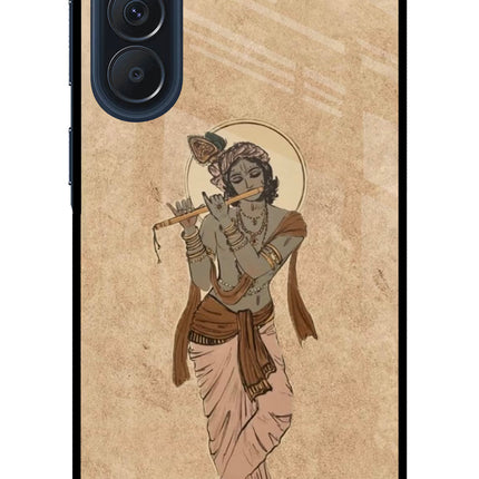 Krishna Samsung A57 5G Metal Case Back Cover by Casekaro