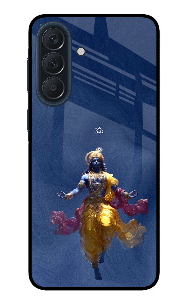 Cosmic Krishna Samsung A57 5G Metal Case Back Cover by Casekaro