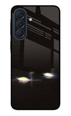 Silent Swans Samsung A57 5G Metal Case Back Cover by Casekaro