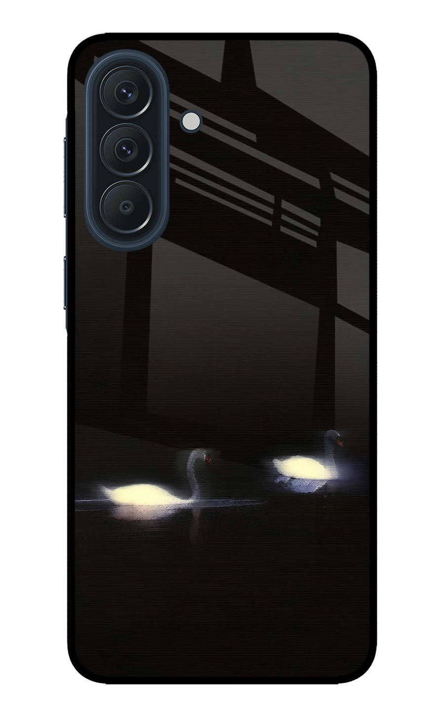 Silent Swans Samsung A57 5G Back Cover, Metal case
