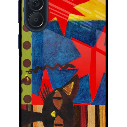 Pop Cat Samsung A57 5G Metal Case Back Cover by Casekaro