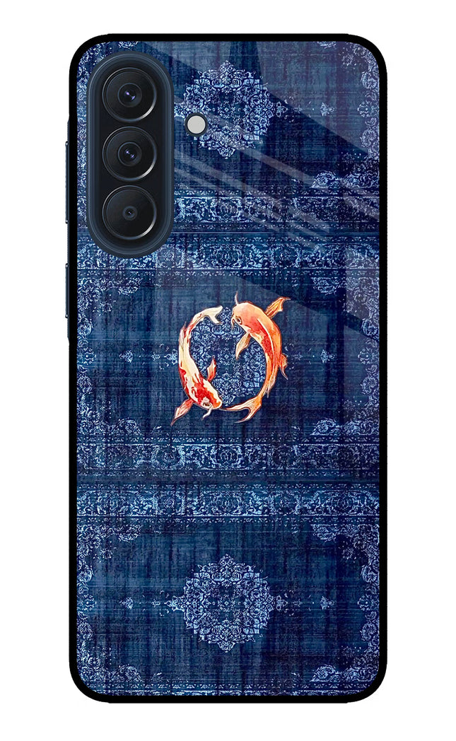 Koi Blue Samsung A57 5G Metal Case Back Cover by Casekaro