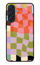 Wavy Grid Samsung A57 5G Metal Case Back Cover by Casekaro