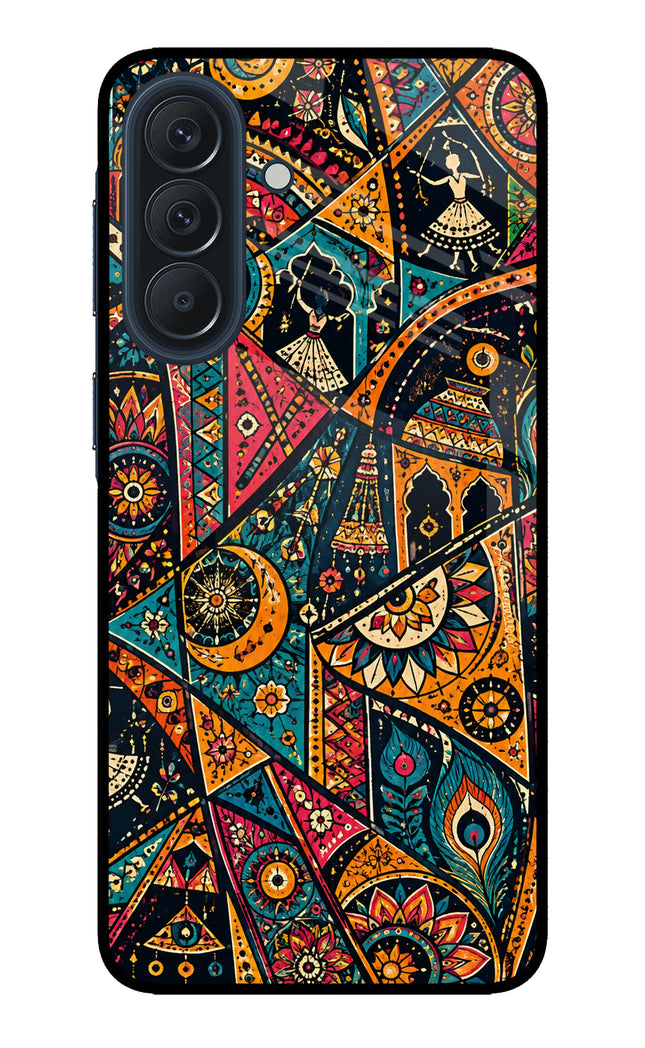 Folk Print Samsung A57 5G Metal Case Back Cover by Casekaro