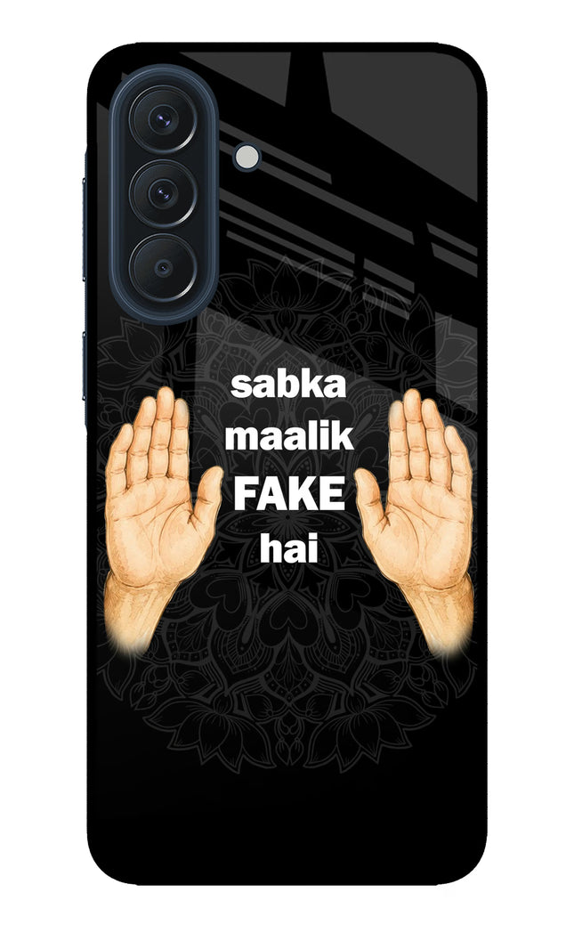 Sabka Malik Fake Samsung A57 5G Metal Case Back Cover by Casekaro