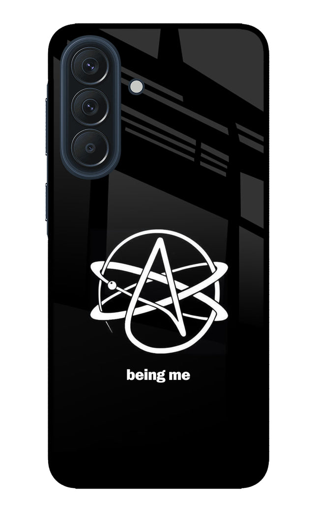 Atheist Symbol Samsung A57 5G Metal Case Back Cover by Casekaro