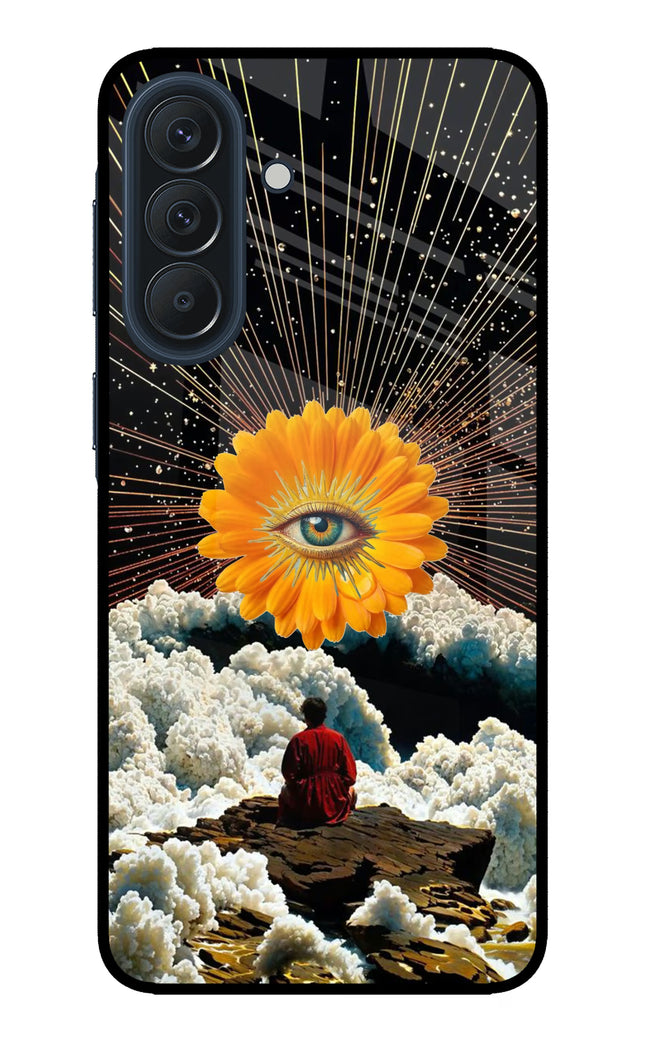 Cosmic Flower Samsung A57 5G Metal Case Back Cover by Casekaro