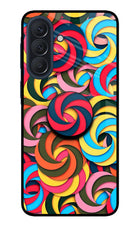 Spiral Pattern Samsung A57 5G Pop Case by Casekaro