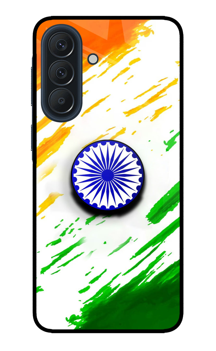 Indian Flag Ashoka Chakra Samsung A57 5G Pop Case, Metal case