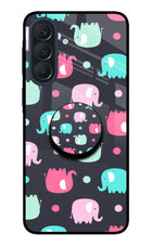 Baby Elephants Samsung A57 5G Pop Case by Casekaro