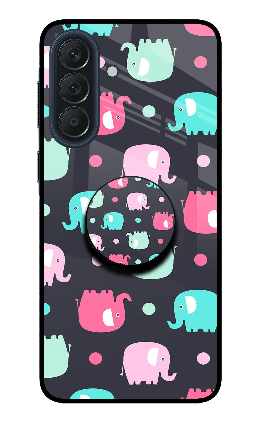 Baby Elephants Samsung A57 5G Pop Case, Metal case