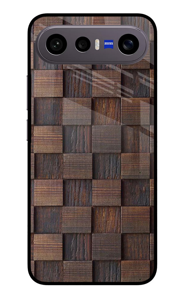 Wooden Cube Design Vivo X300 FE 5G Metal Case Back Cover by Casekaro