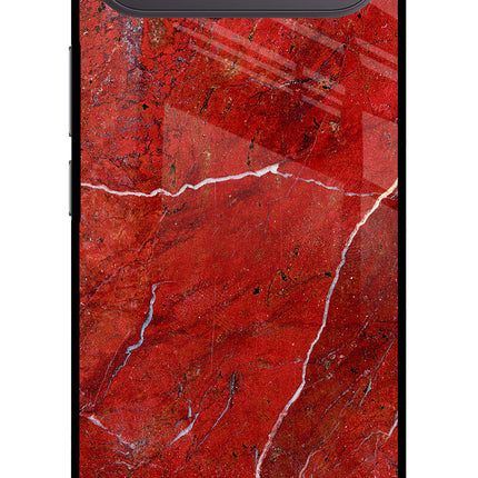 Red Marble Design Vivo X300 FE 5G Metal Case Back Cover by Casekaro