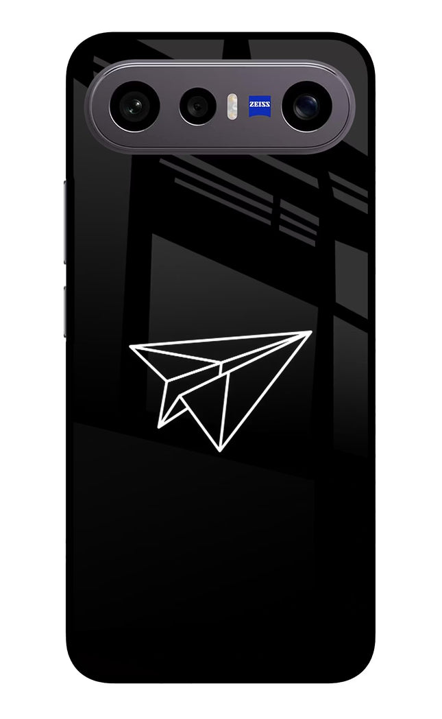 Paper Plane White Vivo X300 FE 5G Metal Case Back Cover by Casekaro