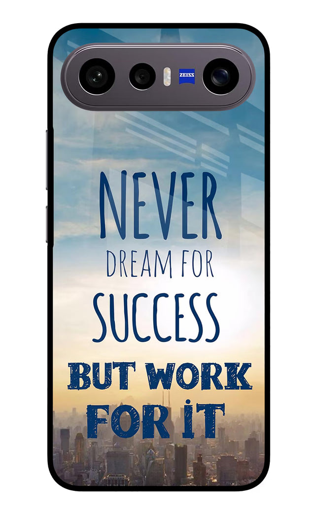 Never Dream For Success But Work For It Vivo X300 FE 5G Metal Case Back Cover by Casekaro