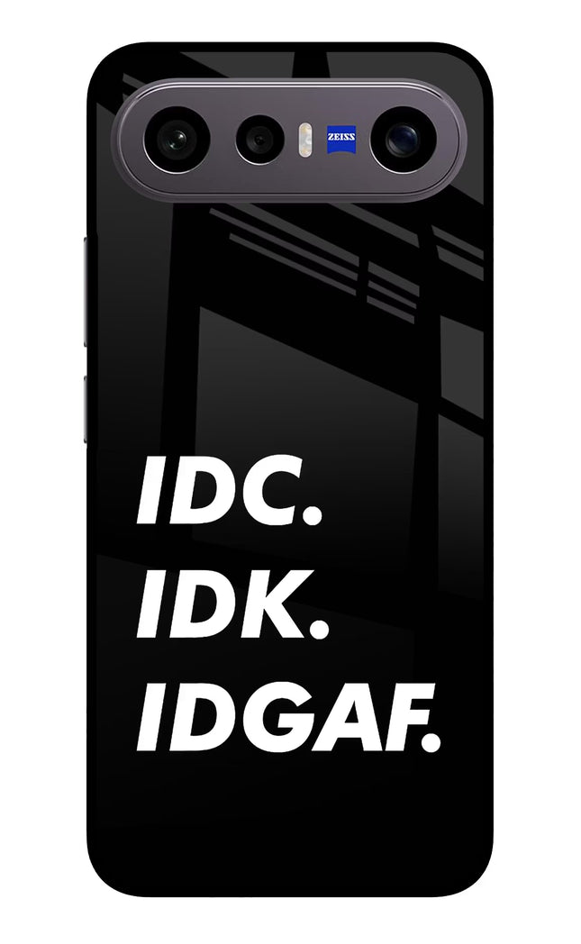 Idc Idk Idgaf Vivo X300 FE 5G Metal Case Back Cover by Casekaro