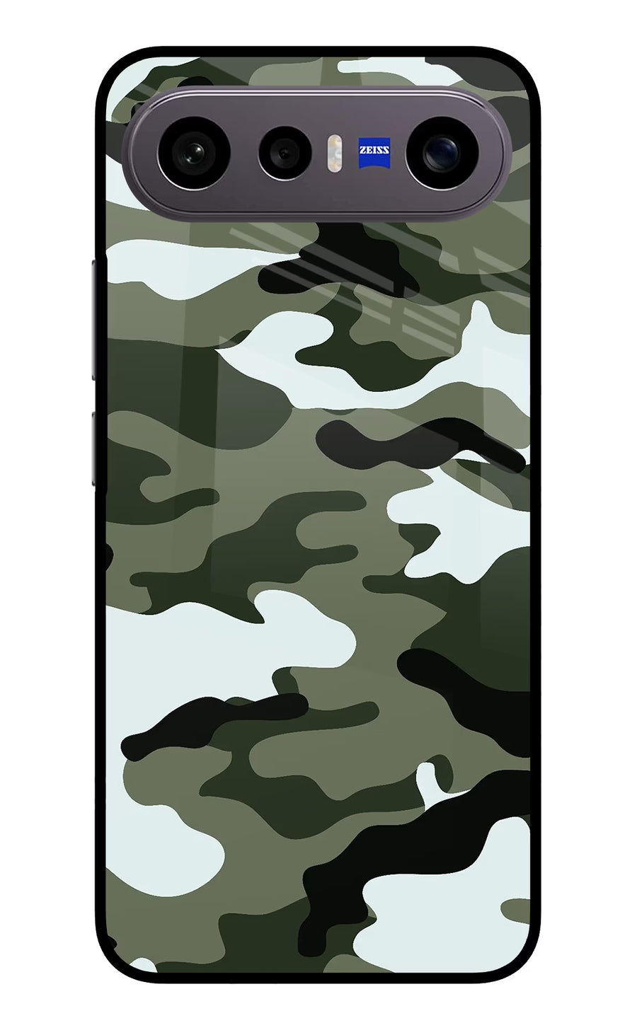 Camouflage Vivo X300 FE 5G Back Cover, Metal case
