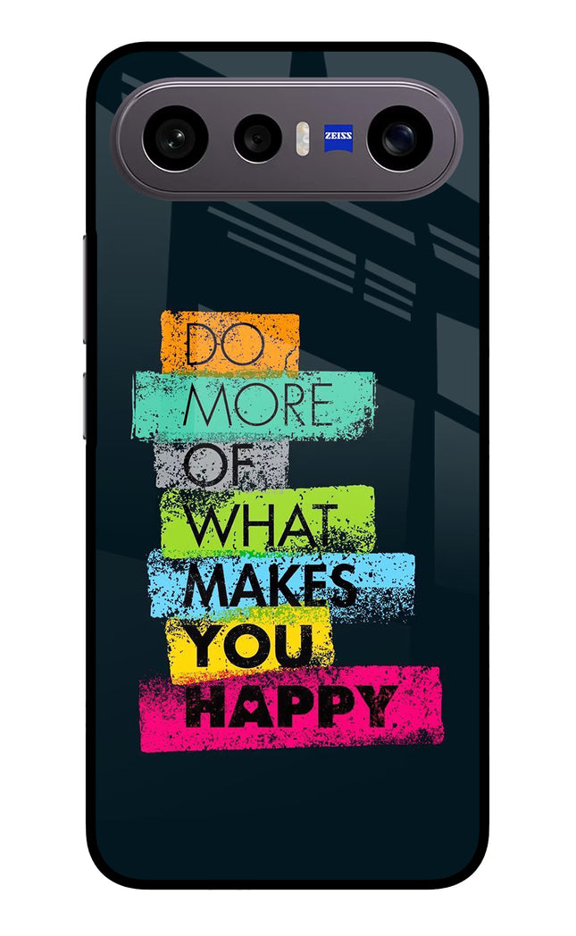 Do More Of What Makes You Happy Vivo X300 FE 5G Metal Case Back Cover by Casekaro