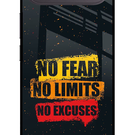 No Fear No Limits No Excuse Vivo X300 FE 5G Metal Case Back Cover by Casekaro