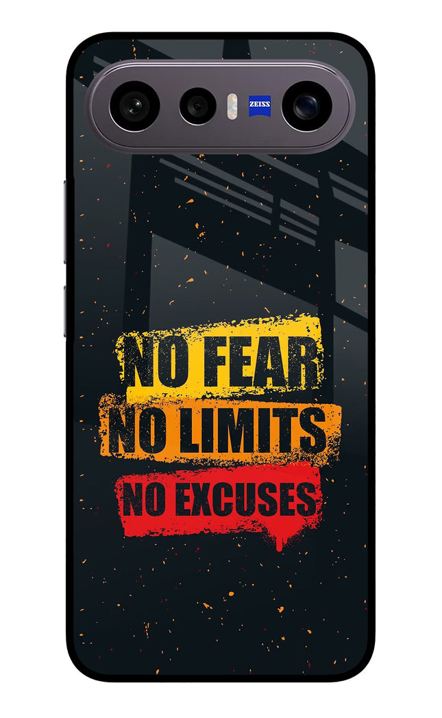 No Fear No Limits No Excuse Vivo X300 FE 5G Metal Case Back Cover by Casekaro