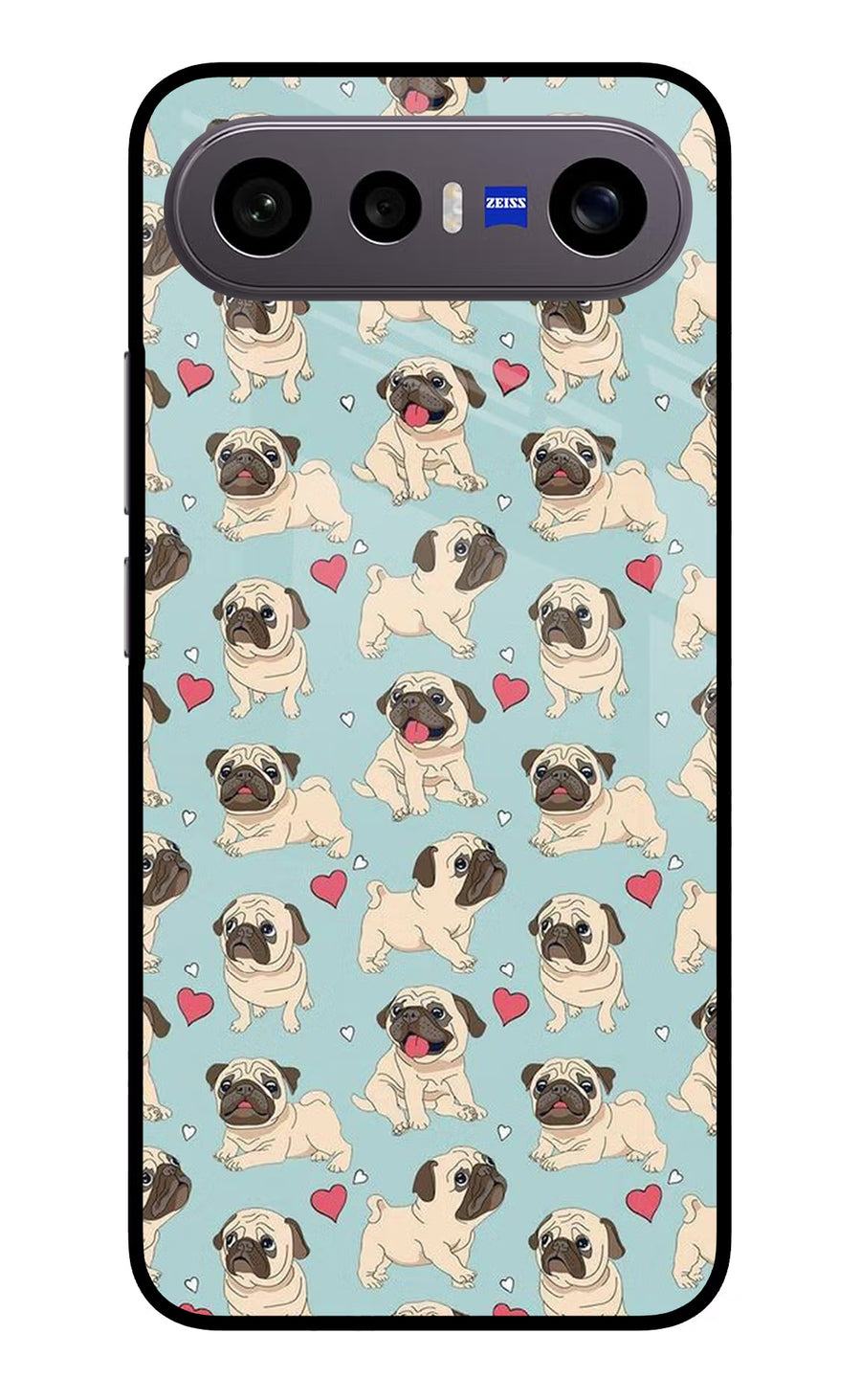 Pug Dog Vivo X300 FE 5G Back Cover, Metal case