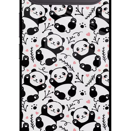 Cute Panda Vivo X300 FE 5G Metal Case Back Cover by Casekaro